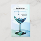 Carte de visite de barman professionnel moderne (Devant)