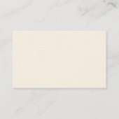 Carte de visite de barrister basique et conservatr (Dos)