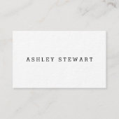 Carte de visite de base (Devant)