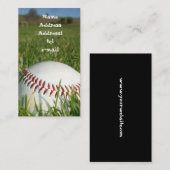 Carte de visite de base-ball (Devant / Derrière)