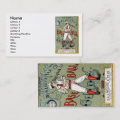 Carte de visite de base-ball (Devant / Derrière)