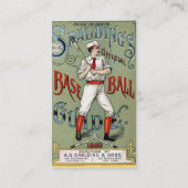 Carte de visite de base-ball (Dos)