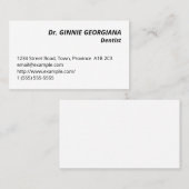 Carte de visite de base de style entreprise (Devant / Derrière)