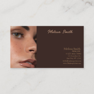 CARTE DE VISITE DE BASE POUR ARTISTE MAQUILLEUSE
