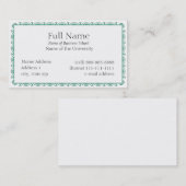 Carte de visite de base pour Students or Company (Devant / Derrière)