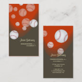 Carte de visite de baseball (Devant / Derrière)