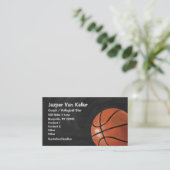 Carte de visite de basket-ball (Debout devant)