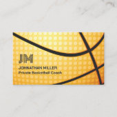 Carte de visite de basket-ball (Devant)