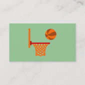 Carte de visite de basket-ball (Dos)