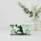 Carte de visite de basket-ball entraîneur (Debout devant)