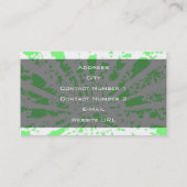 Carte de visite de basket-ball entraîneur (Dos)