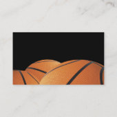 Carte de visite de basketball (Dos)
