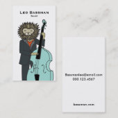 Carte de visite de bassiste (Devant / Derrière)