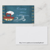 carte de visite de bateau (Devant / Derrière)