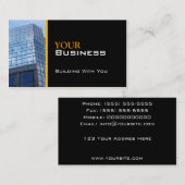 Carte de visite de bâtiment (Devant / Derrière)