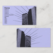 Carte de visite de bâtiments (Devant / Derrière)