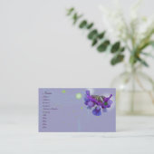 Carte de visite de Beach Pea (Lathyrus maritimus) (Debout devant)