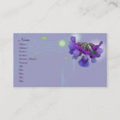 Carte de visite de Beach Pea (Lathyrus maritimus) (Devant)