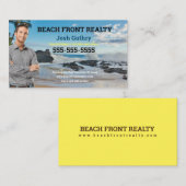 Carte de visite de Beach Realtor (Devant / Derrière)