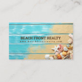 Carte de visite de Beach Realtor (Dos)