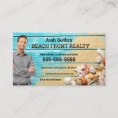 Carte de visite de Beach Realtor (Devant)