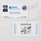 Carte de visite de Beachbody d'équipe (Devant / Derrière)