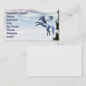 Carte de visite de beauté ailée (Devant / Derrière)