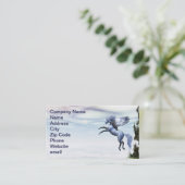 Carte de visite de beauté ailée (Debout devant)