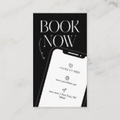 Carte de visite de beauté cosmétique moderne (Dos)