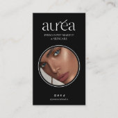 Carte de visite de beauté cosmétique moderne (Devant)