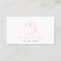 Carte de visite de beauté des soins de la peau