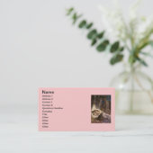 Carte de visite de beauté dormant (Debout devant)
