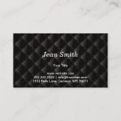 Carte de visite de beauté et de cheveux VIP noir d (Dos)