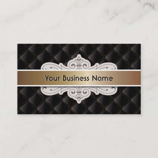 Carte de visite de beauté et de cheveux VIP noir d (Devant)