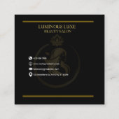 Carte de visite de beauté lumineux (Dos)