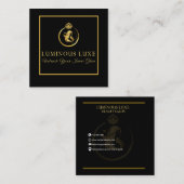 Carte de visite de beauté lumineux (Devant / Derrière)