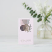 Carte de visite de beauté minimale | Botanique abs (Debout devant)