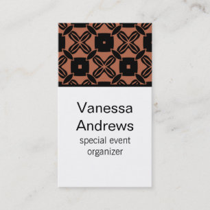 Carte de visite de beauté sans effort, Coral