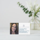 Carte de visite de Beautycounter avec le fait (Debout devant)