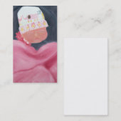 Carte de visite de bébé et de couverture (Devant / Derrière)