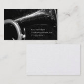 Carte de visite de Bell de trompette pour des (Devant / Derrière)