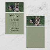 Carte de visite de berger allemand (Devant / Derrière)