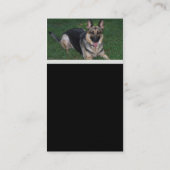 Carte de visite de berger allemand (Dos)