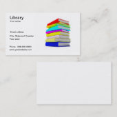 Carte de visite de bibliothèque (Devant / Derrière)