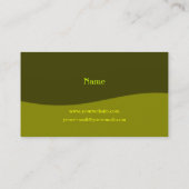 Carte de visite de bien-être (Dos)