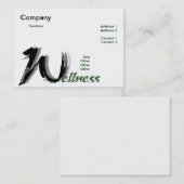 Carte de visite de bien-être (Devant / Derrière)