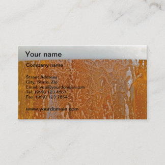 Carte de visite de bière