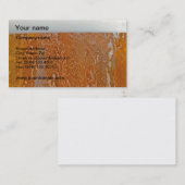 Carte de visite de bière (Devant / Derrière)