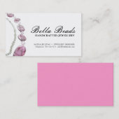 Carte de visite de bijoutier (Devant / Derrière)