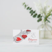 Carte de visite de bijoutiers (Debout devant)